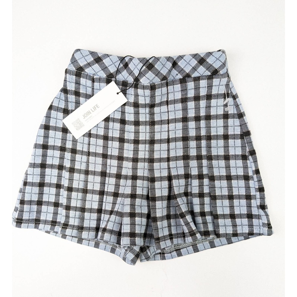 Zara Plaid Pleated Skort